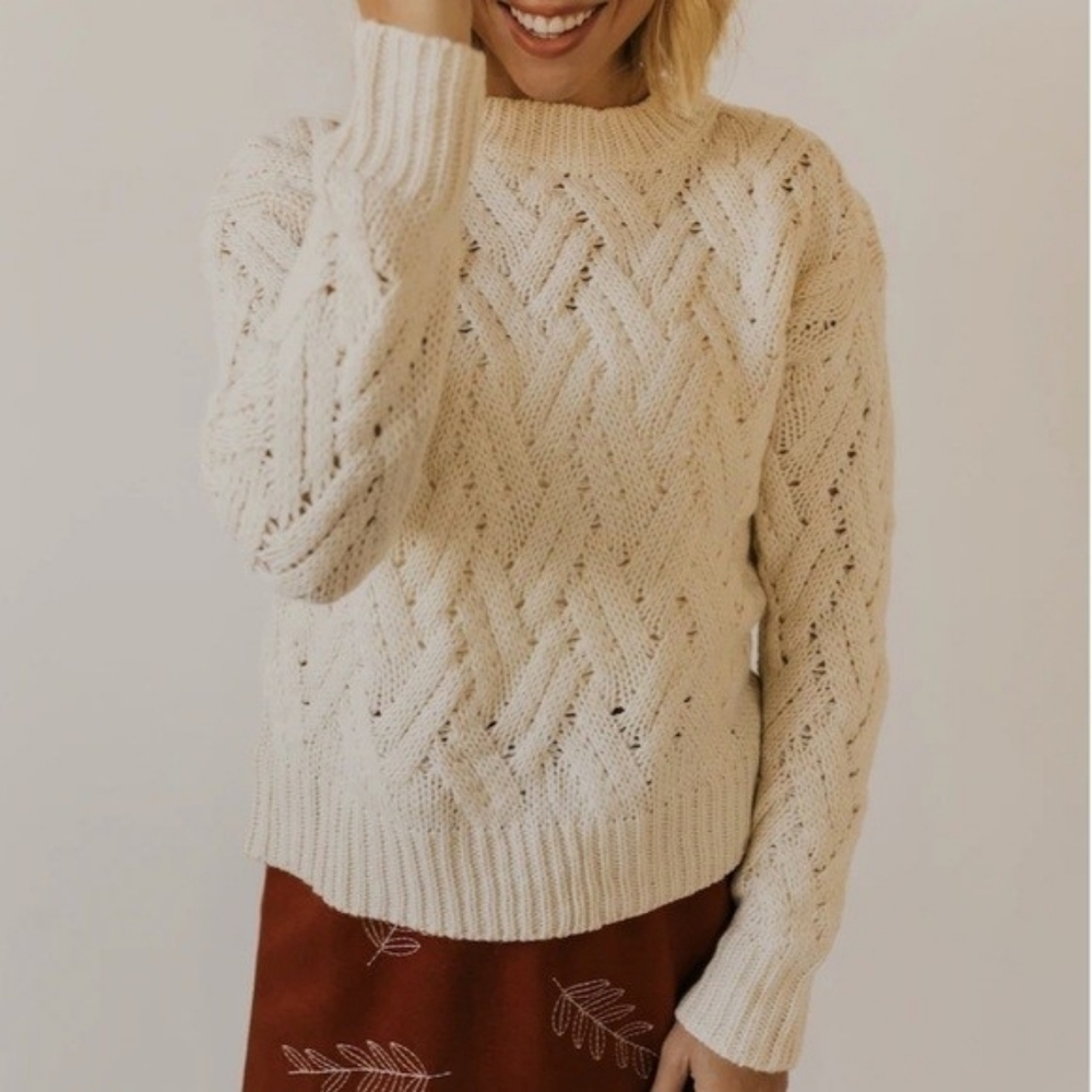 ROOLEE Vail Knit Textured Chunky Sweater